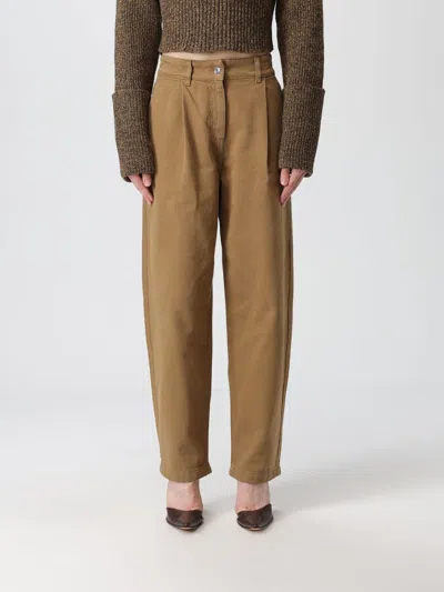 Iro Jeans  Woman Color Kaki In Brown