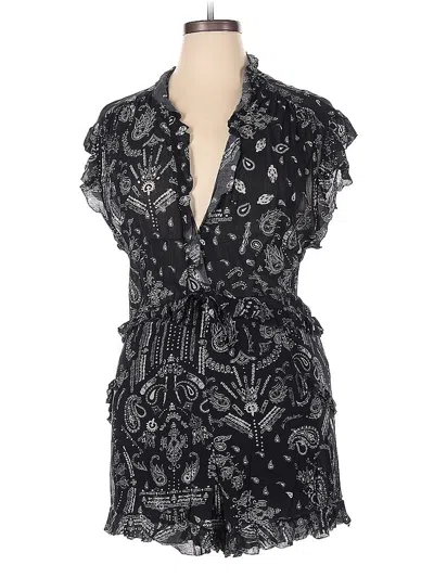 Pre-owned Iro Jeans Romper In Black