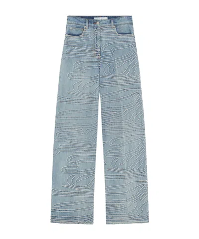 Iro Jeans With Belt Loops In Blue
