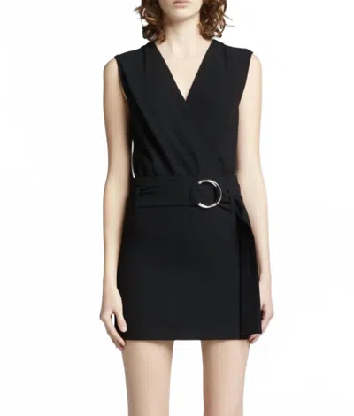 Iro Jeque Sleeveless Top In Black In Purple