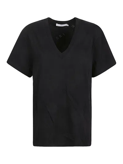 Iro Jolia Cotton T-shirt In Black