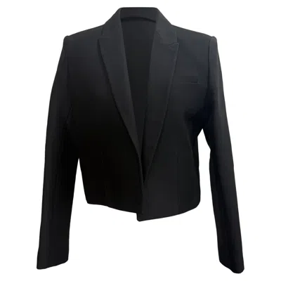 Iro Jomara Cropped Blazer In Black Cotton