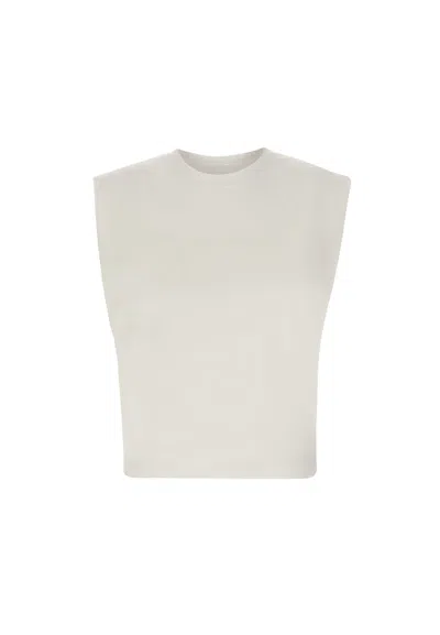 Iro Juli Cotton T-shirt In White