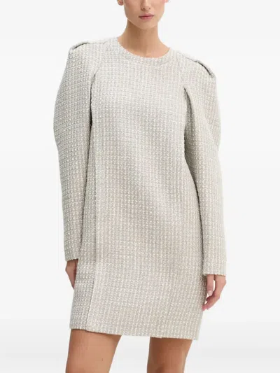 Iro Juliette Balloon Sleeves Mini Dress In White