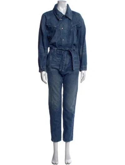 Pre-owned Iro Jumpsuit In Blue