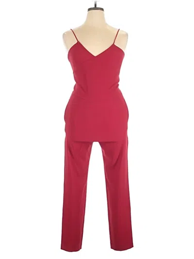 Pre-owned Iro Jumpsuit In Burgundy