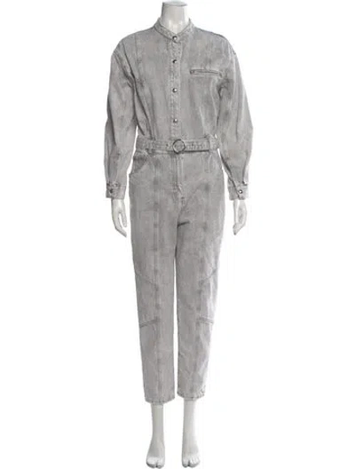 Pre-owned Iro Jumpsuit In Gray