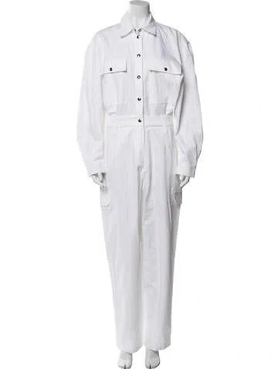 Pre-owned Iro Jumpsuit In White