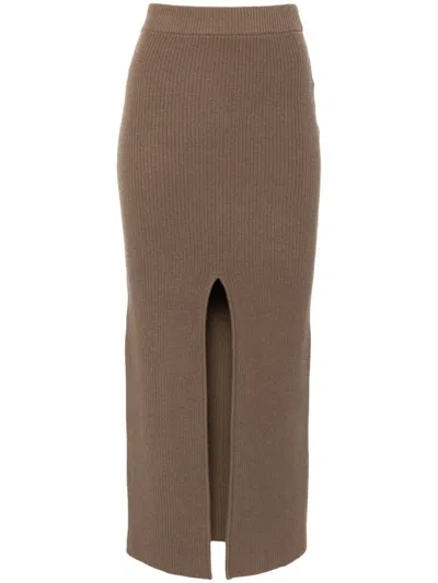 Iro Kaissy Maxi Skirt In Brown