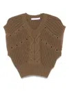 Iro Kalis Vest In Brown