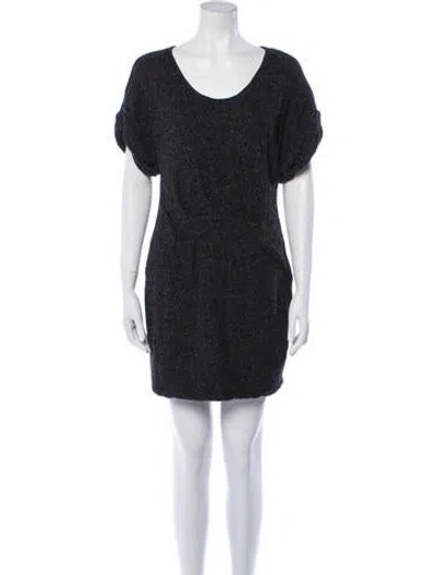 Pre-owned Iro Katie Mini Dress In Brown