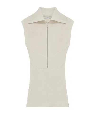 Iro Keila Knitted Wool Dress In Beige