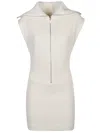 Iro Keila Knitted Wool Dress In Ecru