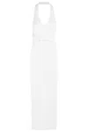 Iro Kellia Form-fitting Ribbed Maxi Dress In White