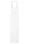 Iro Kellia Form-fitting Ribbed Maxi Dress In White