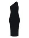 Iro Kellie One-shoulder Ribbed Midi Dress