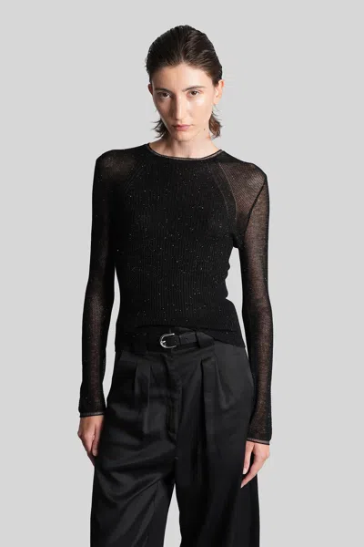 Iro Kerria Knitwear In Black Wool