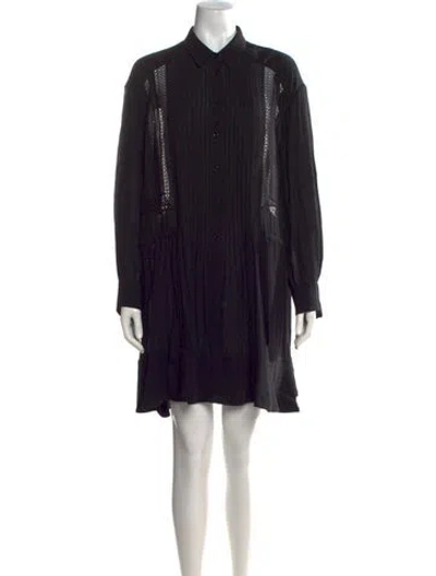 Pre-owned Iro Knee-length Dress In Black