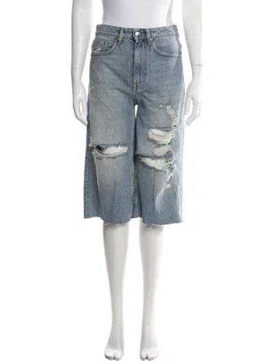 Pre-owned Iro Knee-length Shorts In Blue