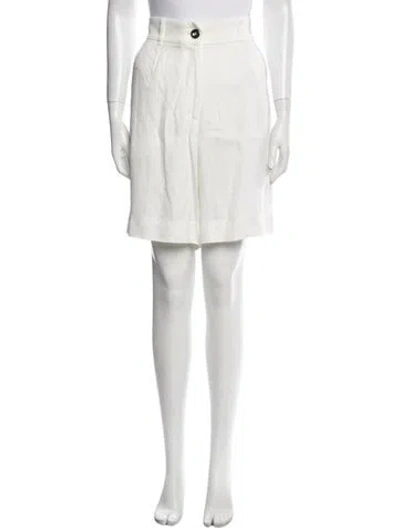 Pre-owned Iro Knee-length Shorts In White