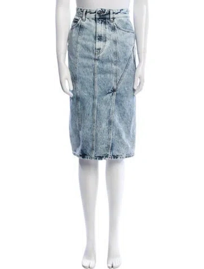 Pre-owned Iro Knee-length Skirt In Blue