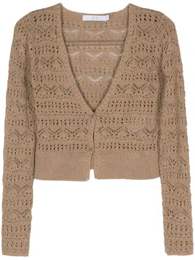 Iro Knitted Button In Brown