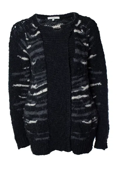 Iro , Knitted Omeva Cardigan With Zipper In Gray