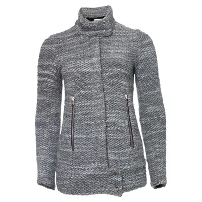 Pre-owned Iro , Knitted Wool Biker Jacket In Grey In Gray