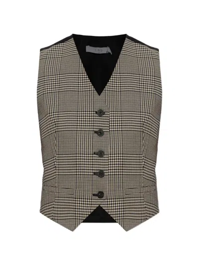 Iro Kraig Check-pattern Vest In Multi