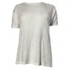 Iro Lace Detail Crewneck T-shirt White Linen In White