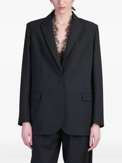 IRO LACE-DETAILING BLAZER
