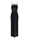 Iro Lace-insert Midi Slip Dress In Black
