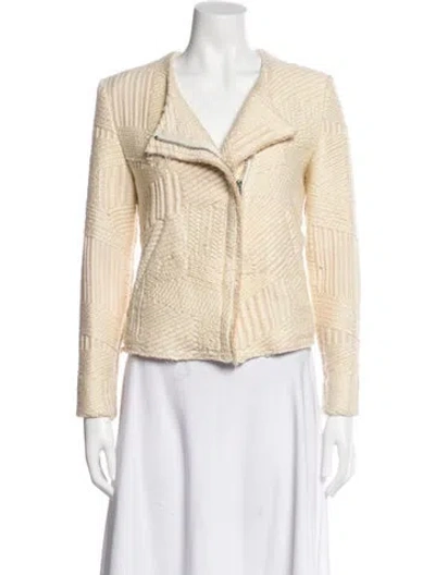 Pre-owned Iro Lace Tweed Pattern Blazer In Neutral