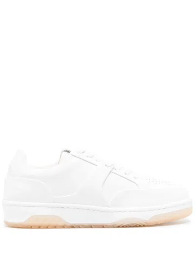Iro Lace-up Leather Sneakers In White