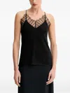 Iro Berwyn Top In Grey In Black