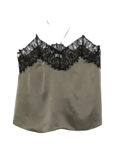 Iro Lace-trim Top In Green