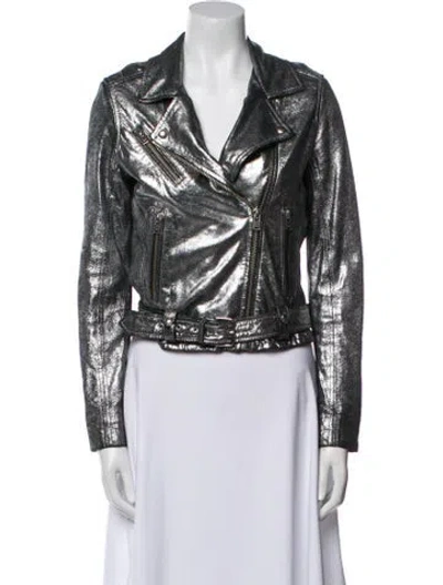 Pre-owned Iro Lamb Leather Biker Jacket