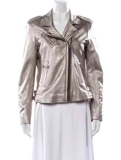 Pre-owned Iro Lamb Leather Biker Jacket