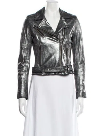Pre-owned Iro Lamb Leather Biker Jacket