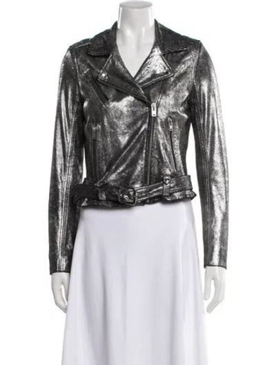 Pre-owned Iro Lamb Leather Biker Jacket