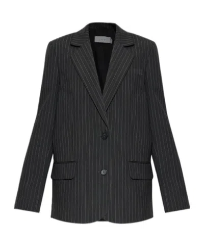 Iro Lapel Long-sleeved Suit Jacket In Black