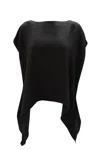 Iro Lara Top In Black Polyester In Black
