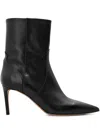 Iro Asper Leather Ankle Boots In Black In Black