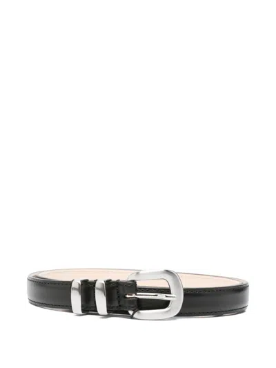 Iro Leather Belt In Black
