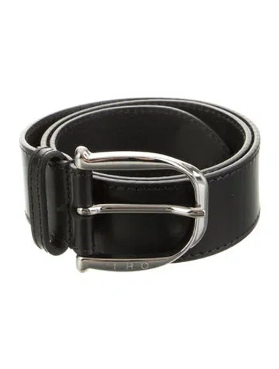 Pre-owned Iro Leather Belt In Black