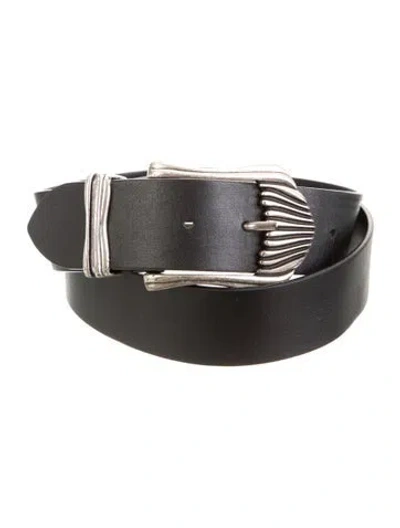 Pre-owned Iro Leather Belt In Black