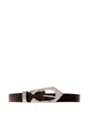 Iro Leather Belt In Brown