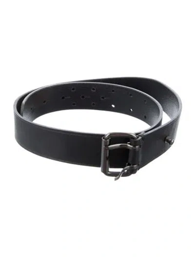 Pre-owned Iro Leather Belt Kit In Black