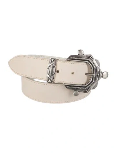 Pre-owned Iro Leather Belt In Neutral
