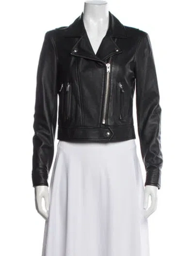 Pre-owned Iro Leather Biker Jacket In Multi